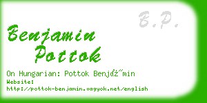 benjamin pottok business card